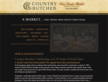 Tablet Screenshot of countrybutchermarket.com